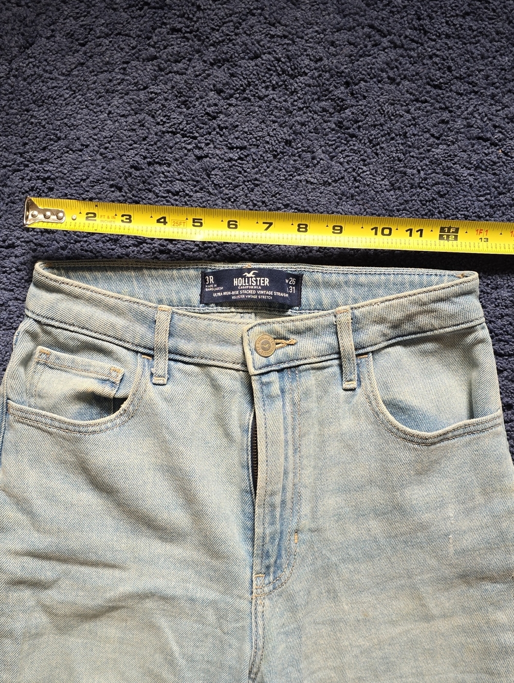 Hollister Pale Blue High-Rise Denim Jeans